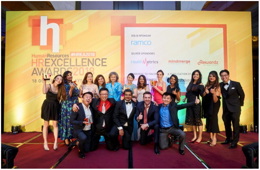 BAT Global Business Services employees at the HR Excellence Awards Malaysia 2018
