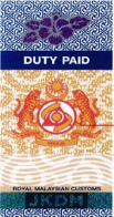 Blue Tax Stamp