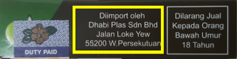 Importer's details